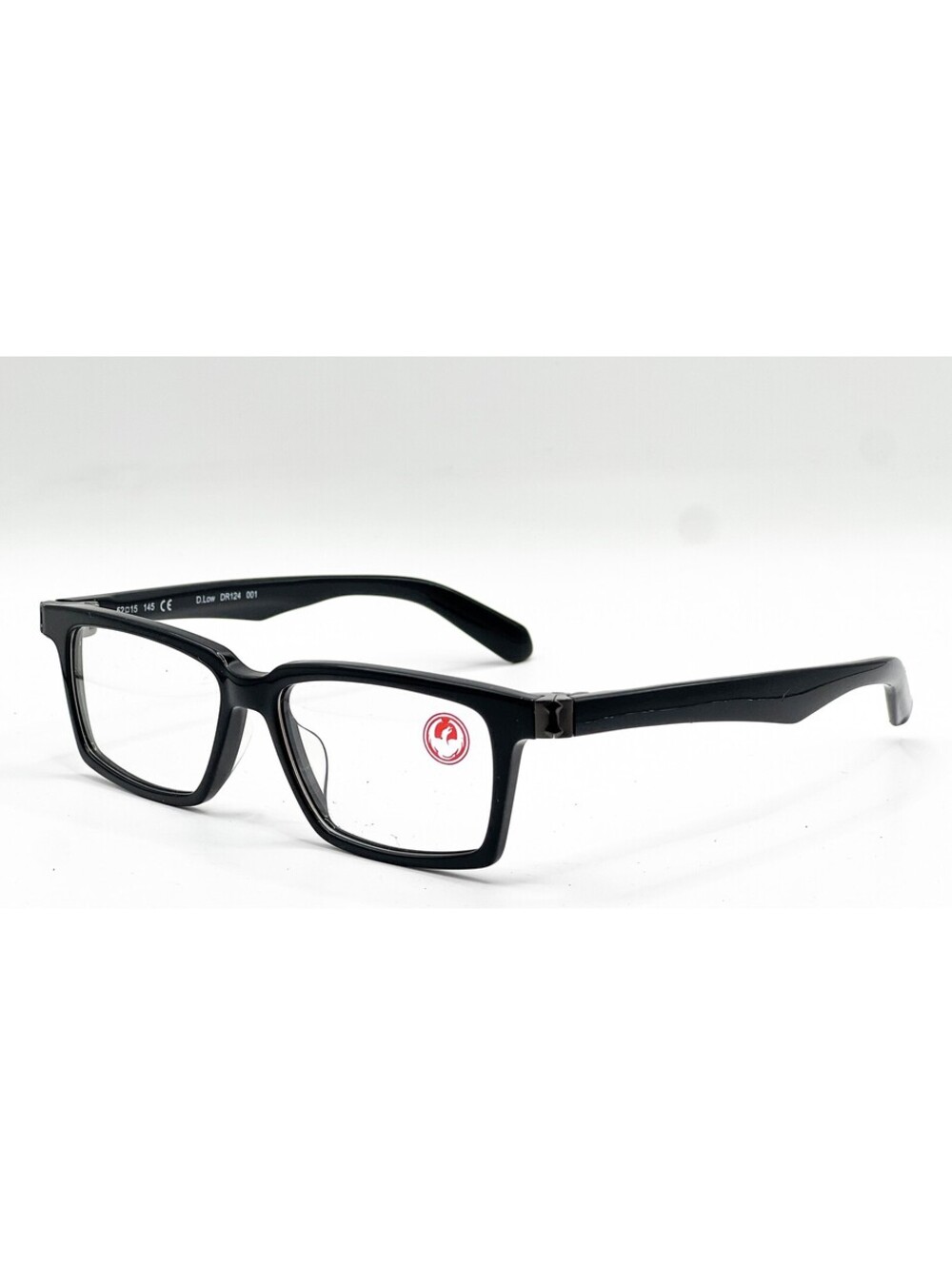 Dragon D.Low Dr124 001 Matte Black Authentic Eyeglasses 52-15-145